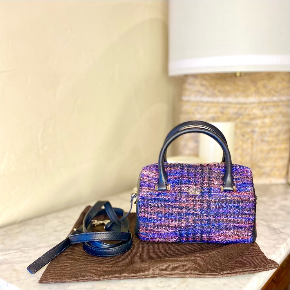 KATE SPADE *NWOT* Emerson Place Lane Tweed Top Handle/Crossbody